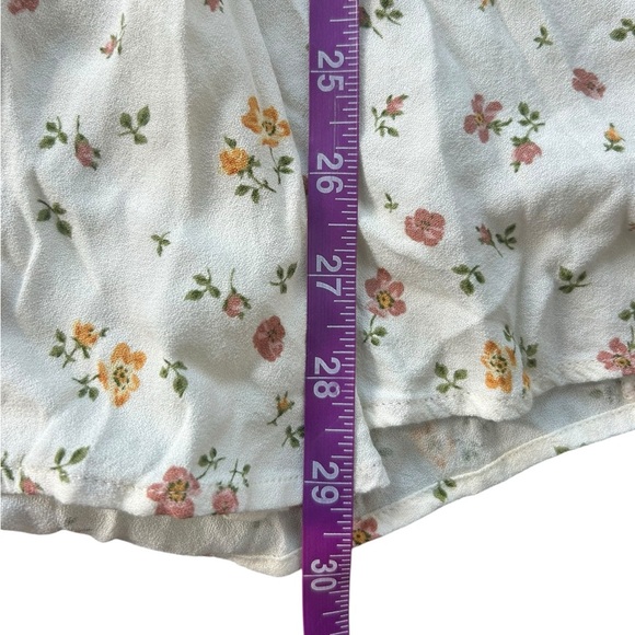 Reformation Bellagio Dress Floral Keyhole Dress Size 4 Cream Orange - Picture 4 of 10